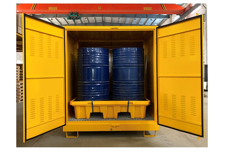 Details of Outdoor Oil Drum Cabinet DC0006Y Details of Outdoor Oil Drum Cabinet DC0006Y