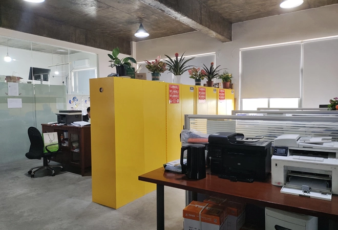 Armário inflamável auto-fechamento para empresas farmacêuticas