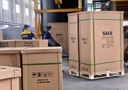 Você sabe como usar o armário à prova de explosão?