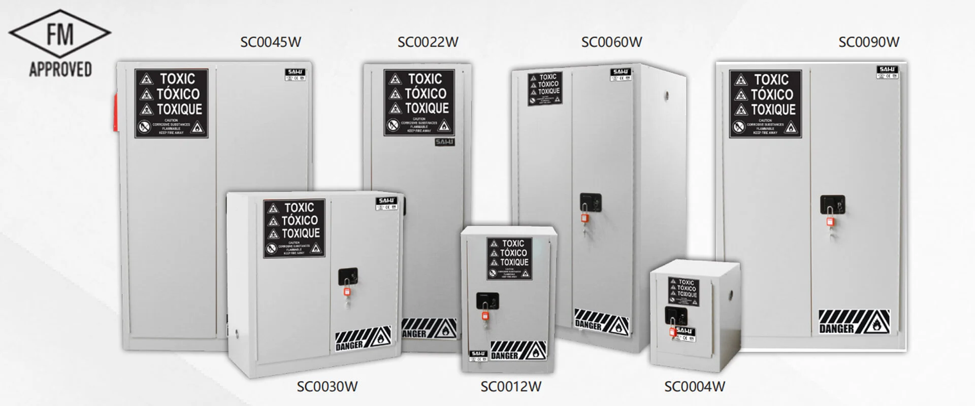 Armário de armazenamento tóxico