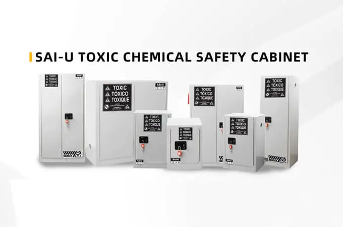 Onde os armários de armazenamento tóxicos são comumente usados?