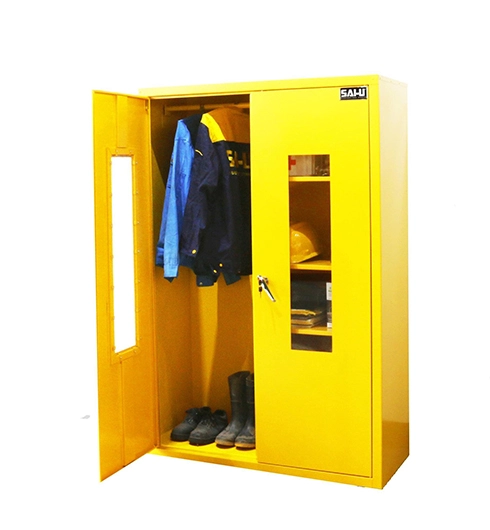 Armazenamento de equipamento de emergência